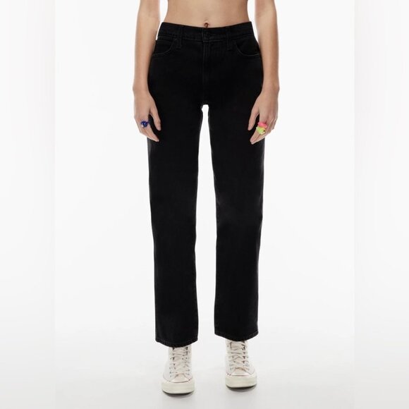 Aritzia Sunday best black mid rise baggy jeans - Picture 5 of 14
